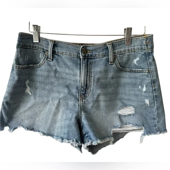 Aerie Daydream Distressed Denim Short - Picture 4 of 14